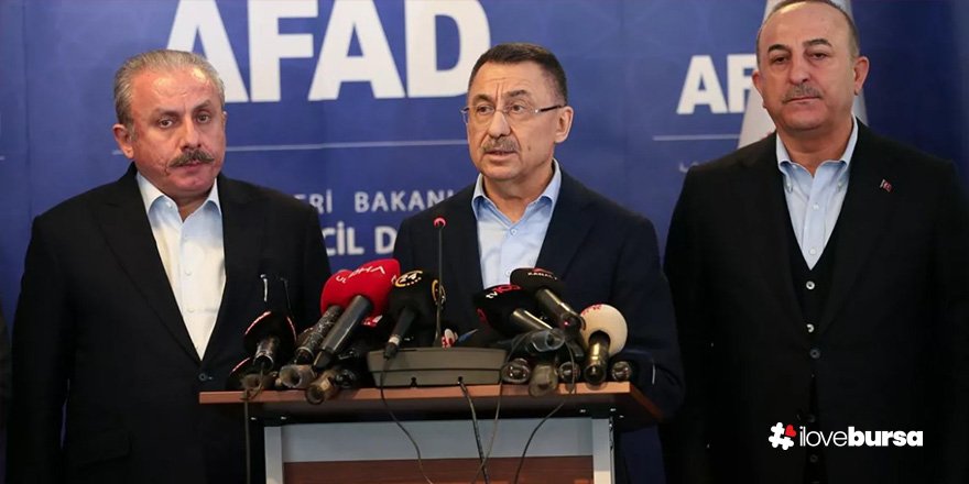 Cumhurbaşkanı Yardımcısı Fuat Oktay Açıklama Yaptı: Depremlerde toplam 1541 kişi hayatını kaybetti