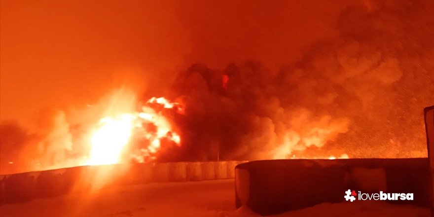 Depremden sonra Hatay'da doğal gaz boru hattı patladı, Yangın çıktı!