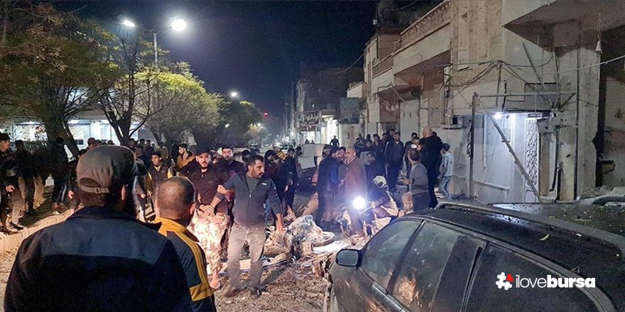 PKK/YPG'li teröristler sınırda ki karakolumuza roketatarla saldırdı.